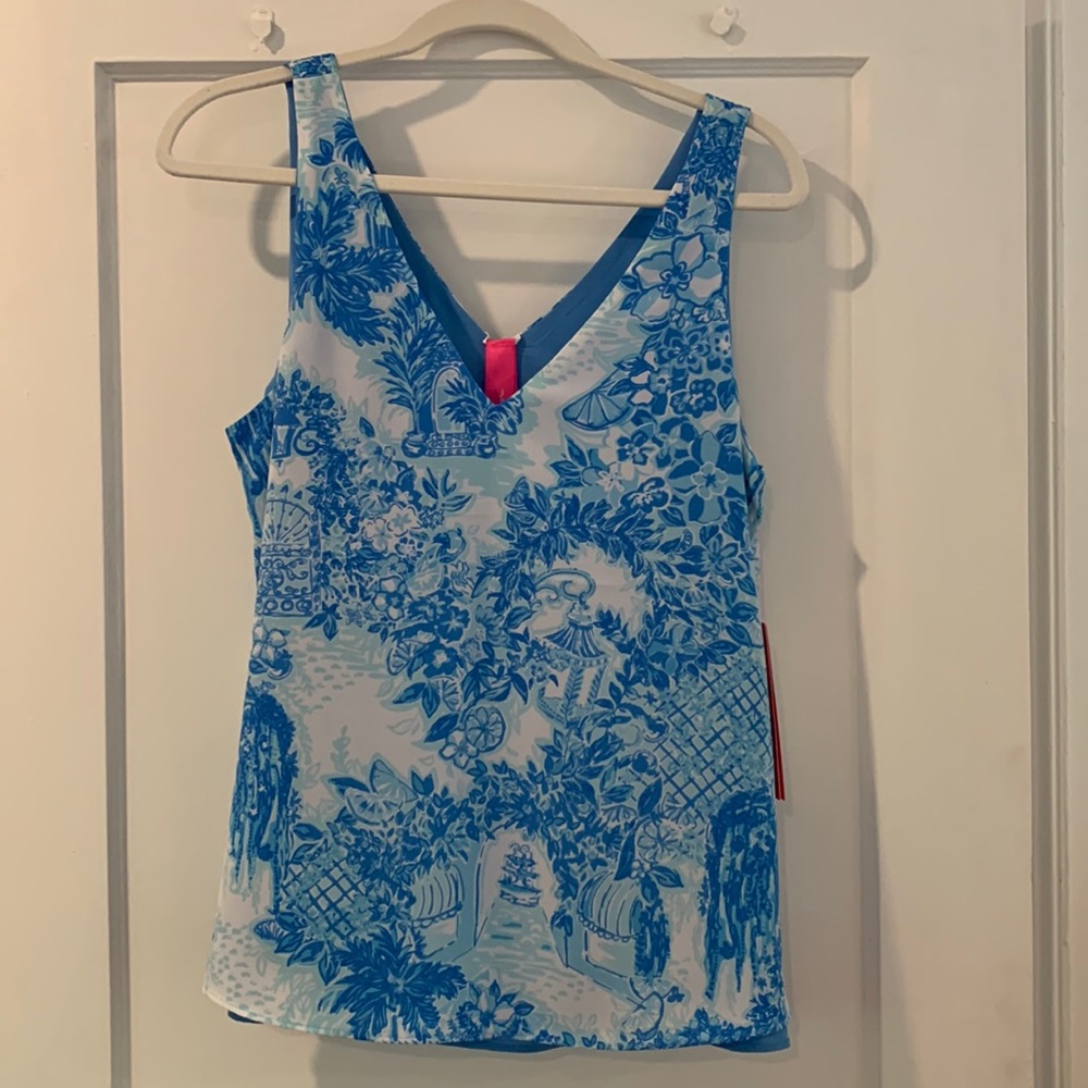 NWT Lillly Pulitzer Florin Sleeveless Top - M